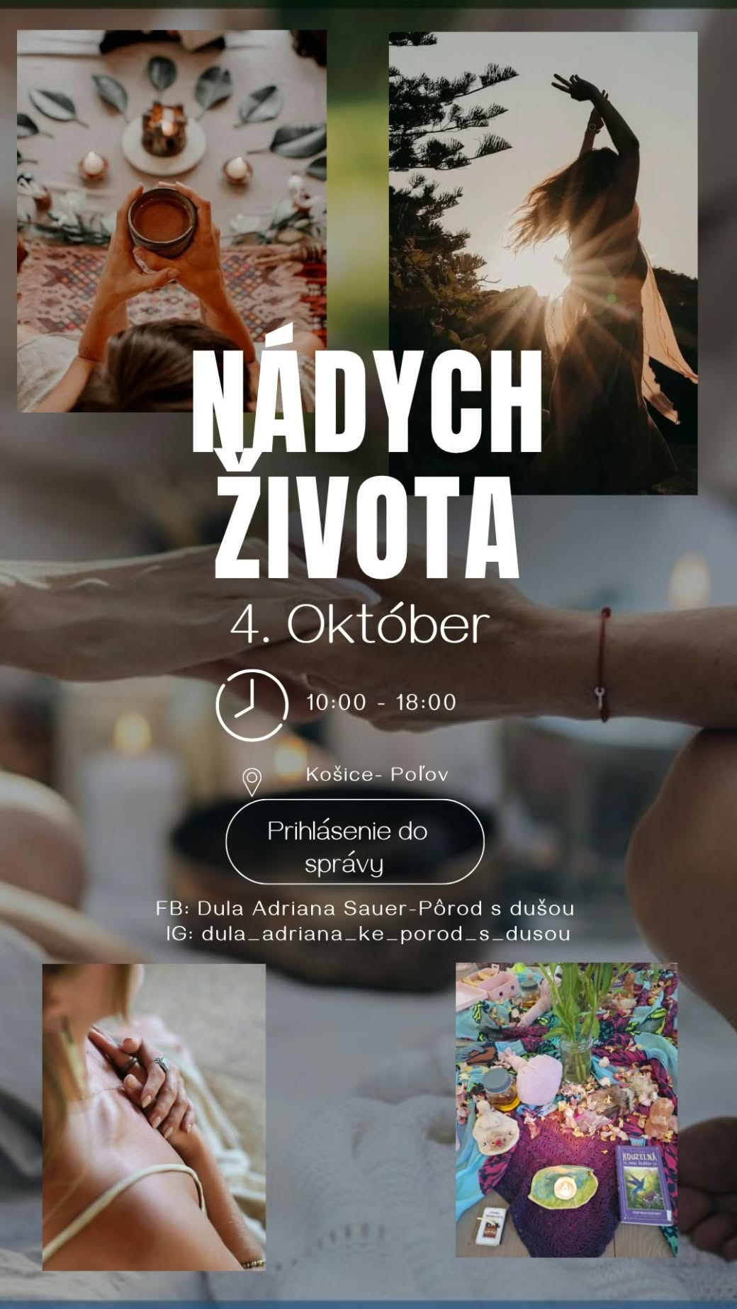 Nádych života – 4. októbra. Kliknite pre viac informácií.